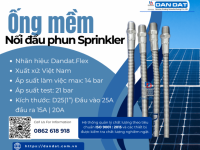 Ống Mềm Nối Đầu Phun Sprinkler, Khớp nối mềm PCCC, Dây mềm nối đầu phun sprinkler | Phòng Cháy Chữa 