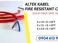 Cáp tín hiệu chống cháy chống nhiễu SCC 2x1.5mm2 / Fr Cable Glass Fiber Tape 