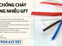 Cáp tín hiệu chống cháy chống nhiễu SCC 2x1.5mm2 / Fr Cable Glass Fiber Tape 