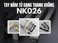 Tay nắm tủ hợp kim cao cấp dạng vuông NK026 | Zalo 0901 196 552