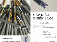 Cáp điều khiển truyền tín hiệu 4 lõi Altek Kabel 