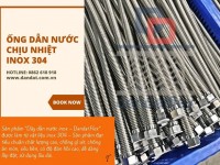 Ống cấp nước bình nước nóng, ống mềm cấp nước inox 34, ống inox cấp nước ren trong