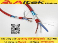 Cáp chống cháy chống nhiễu LSZH 2x1.5