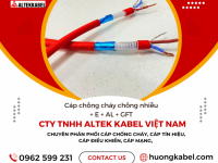 Tổng kho phân phối Cáp Chống Cháy chống nhiễu +E+AL+GFT