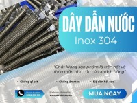 Ống Mềm Dẫn Nước Inox, Dây Dẫn Nước Inox Chịu Nhiệt, Dây Dẫn Nước Bình Nóng Lạnh