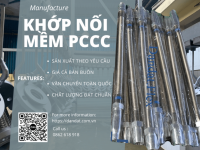 Khớp Nối Mềm PCCC| Dây mềm nối đầu phun sprinkler, Ống mềm kết nối đầu phun Sprinkler