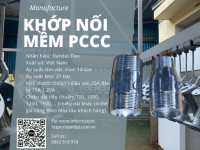 Khớp Nối Mềm PCCC| Dây mềm nối đầu phun sprinkler, Ống mềm kết nối đầu phun Sprinkler