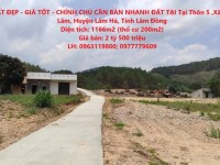 ĐẤT ĐẸP - GIÁ TỐT - CHÍNH CHỦ CẦN BÁN NHANH ĐẤT TẠI Tại Thôn 5 ,Xã Gia Lâm, Huyện Lâm Hà, Tỉnh Lâm