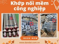 Khớp nối mềm rắc co ren, khớp nối mềm xăng dầu, khớp nối chống rung máy phát