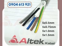 Cáp điện 5 lõi, cáp tín hiệu 5x0.75mm SH -17505 Altek Kabel 