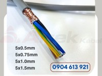 Cáp điện 5 lõi, cáp tín hiệu 5x0.75mm SH -17505 Altek Kabel 