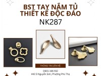 BST tay nắm tủ cao cấp thiết kế độc đáo NK287 | Zalo 0901 196 552