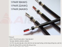 Cáp truyền thông RS485 xoắn chống nhiễu 2 pair 18AWG Altek Kabel