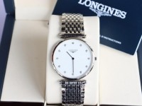 ĐH Nam Longines La Grande Classicque siêu mỏng đính 12 viên Kim Cương fullbox