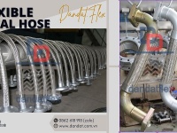 Khớp nối mềm inox 304 mặt bích ( chống rung inox ) Dandat.Flex Việt Nam 