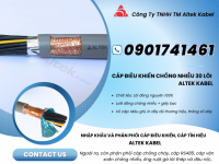 Cáp điều khiển 30 lõi chống nhiễu Vĩnh Phúc, Bắc Giang, Thái Nguyên