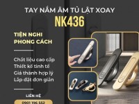 Tay nắm cửa tủ cao cấp thiết kế phối màu hiện đại NK437 | Zalo 0901 196 552