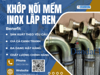 Khớp Nối Mềm Inox Lắp Ren| Khopnoimem, Khớp nối mềm inox lắp rắc co 