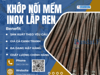 Khớp Nối Mềm Inox Lắp Ren| Khopnoimem, Khớp nối mềm inox lắp rắc co 