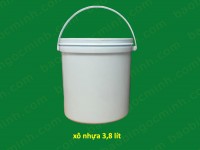 Xô nhựa 5L được sản xuất từ nhựa PP chất lượng cao 