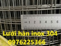 Lưới inox 304 hàn ô vuông 30x30