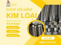 Khớp Nối Mềm Inox Lắp Ren-Khớp Nối Mềm Cho Máy Phát Điện-Khớp Nối Mềm Rắc Co ren