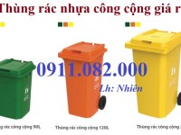  Giảm giá thùng rác cuối năm, thùng rác nhựa 120 240 660 giá rẻ cạnh tranh- lh 0911082000