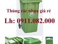  Giảm giá thùng rác cuối năm, thùng rác nhựa 120 240 660 giá rẻ cạnh tranh- lh 0911082000