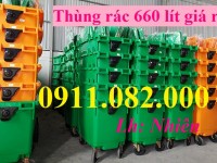  Giảm giá thùng rác cuối năm, thùng rác nhựa 120 240 660 giá rẻ cạnh tranh- lh 0911082000