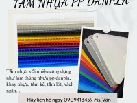 TẤM NHỰA PP DANPLA , Tấm nhựa dùng cho nhiều ngành nghề