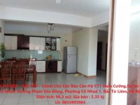 CĂN HỘ ĐẸP - GIÁ TỐT - Chính Chủ Cần Bán Căn Hộ CT1 Nam Cường Khu Đô Thị Mới Cổ Nhuế, Bắc Từ Liêm