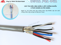 Cáp RS485 22AWG 1 pair, 2 pair, 3 pair, 4 pair Tam Kỳ, Đà Nẵng, Quảng Ngãi