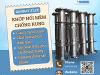 Khớp Nối Mềm Chống Rung| Khớp nối chống rung inox nối bích, Khớp chống rung inox 316 