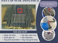 Sản xuất dây cấp nước bình nóng lạnh inox 304 chất lượng cao (sẵn hàng)