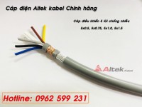 Cáp 5 lõi, Cáp điều khiển, Cáp tín hiệu Altek kabel 300/500v