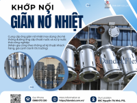 Khớp Nối Giãn Nở Nhiệt| Khớp co giãn dùng cho dầu truyền nhiệt, Khớp co giãn nở nhiệt inox