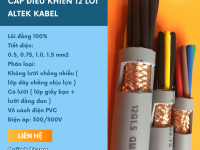 Cáp điều khiển Altek Kabel 12 lõi dây đánh số 