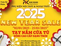 Tay nắm tủ đồng cao cấp dạng trơn | New Year Sale 20% toàn bộ sản phẩm