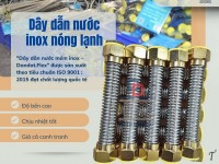 Dây inox cấp nước ren trong,dây nối mềm cho bình nước nóng,dây dẫn nước inox ruột gà