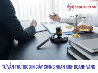 Hỗ trợ xin giấy phép kinh doanh vàng tại Đồng Nai