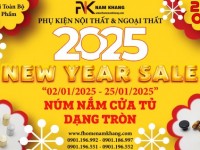 Núm nắm cửa tủ dạng tròn | New Year Sale 20% cho tất cả sản phẩm