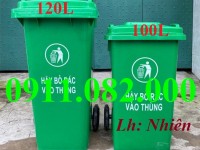  Ở đâu thùng rác bán giá rẻ cạnh tranh- thùng rác 120l 240l 660l giá rẻ- lh 0911082000