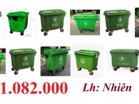  Ở đâu thùng rác bán giá rẻ cạnh tranh- thùng rác 120l 240l 660l giá rẻ- lh 0911082000