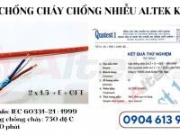 Cáp chống cháy chống nhiễu 2x1.5mm hãng Altek Kabel đạt tiêu chuẩn IEC60331 