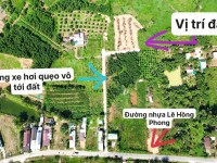 Đất vườn nghỉ dưỡng ngay trung tâm  Madaguoi- Đạ Huoai- Lâm Đồng sẵn thổ cư chỉ 3xxtr tặng cổng rào