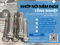 Khớp Nối Mềm Inox Công Nghiệp, Khớp Nối Giảm Rung Inox 304, Khớp nối mềm cho đường ống dẫn hơi