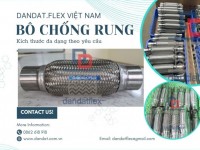 Ruột gà ống xả mềm, Khớp nối mềm inox, Bô chống rung, Ống nhún inox 