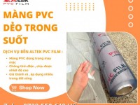 Màng pvc trong suốt giá tốt tại kho bên em