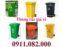  Chuyên nhập khẩu và cung cấp thùng rác nhựa giá rẻ tại miền tây- thùng rác 120l 240l 660l