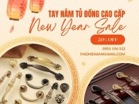 Tay nắm tủ đồng cao cấp | New Year Sale 20% tất cả sản phẩm